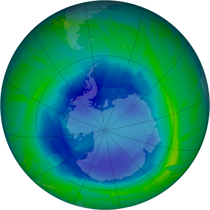 Ozone Map 2010-09-01
